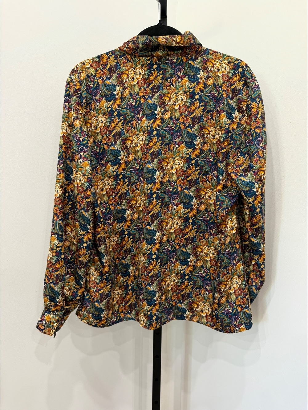 ERENA by Irene Koenig Floral Print Button-Up Blouse Size 16 - Picture 2 of 8